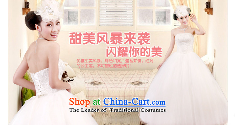A Korean version of the bride and chest Princess Korean to align the sweet strap wedding 717 M picture, prices, brand platters! The elections are supplied in the national character of distribution, so action, buy now enjoy more preferential! As soon as possible.