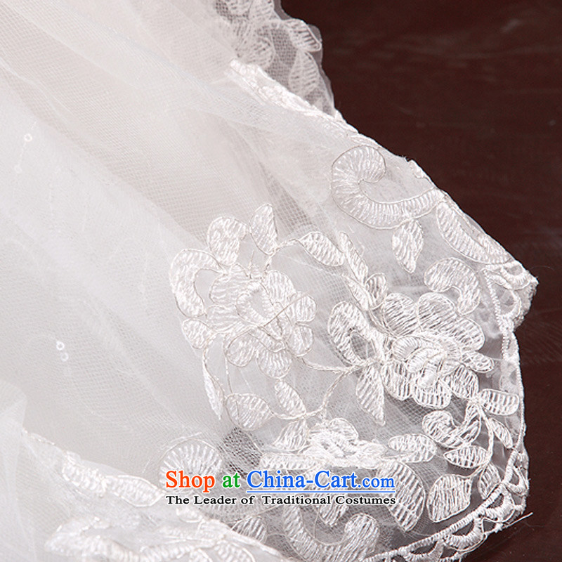 A Korean version of the bride and sweet Princess Korean-style chest wedding align to 744 Single wedding M a bride shopping on the Internet has been pressed.