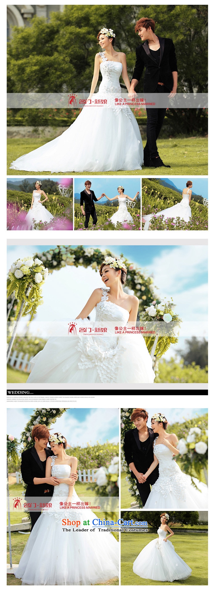 A bride wedding dress shoulder wedding to align the Korean Princess wedding crowsfoot small trailing wedding 935 M picture, prices, brand platters! The elections are supplied in the national character of distribution, so action, buy now enjoy more preferential! As soon as possible.