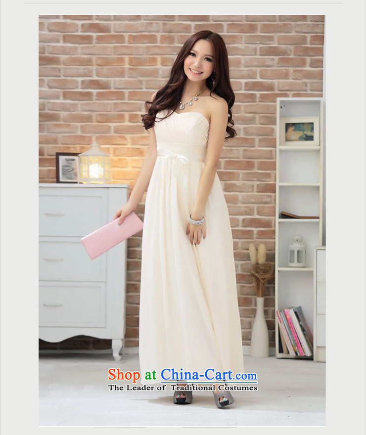 Of the glued to the long high waist strain evening dresses female Korean version of the new 2015 annual meeting of the persons chairing the banquet gliding dresses 4240 apricot color pictures, prices, XL brand platters! The elections are supplied in the national character of distribution, so action, buy now enjoy more preferential! As soon as possible.