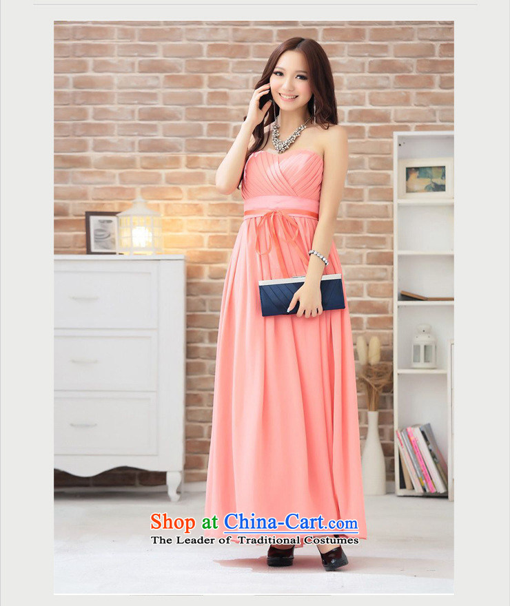 Of the glued to the long high waist strain evening dresses female Korean version of the new 2015 annual meeting of the persons chairing the banquet gliding dresses 4240 apricot color pictures, prices, XL brand platters! The elections are supplied in the national character of distribution, so action, buy now enjoy more preferential! As soon as possible.