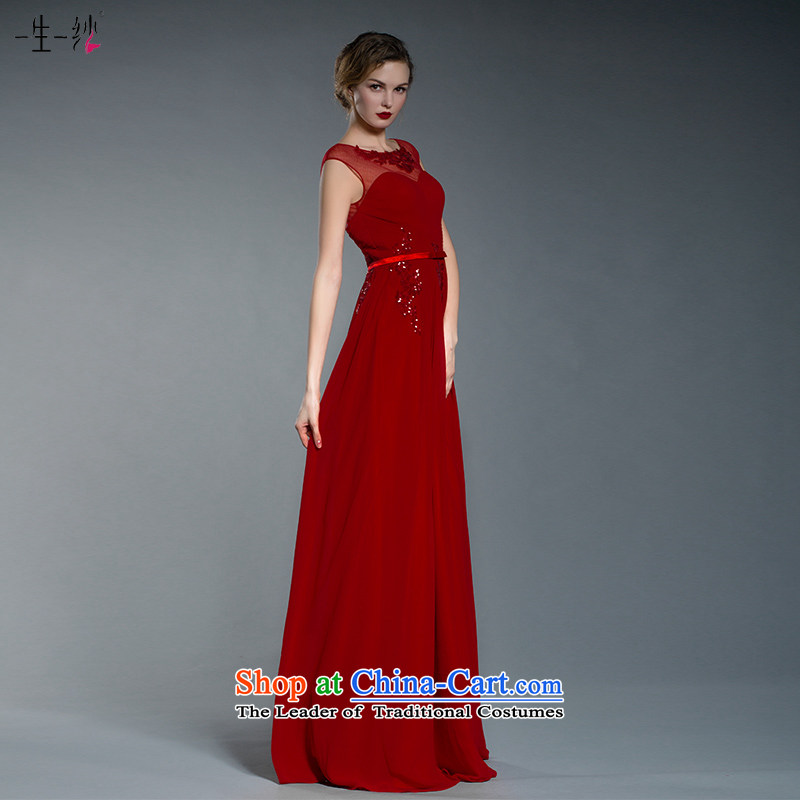 A lifetime of wedding dresses 2015 new bride red dress gliding sexy bows ball dress 402401352 30 day red 155/80A pre-sale, a Lifetime yarn , , , shopping on the Internet