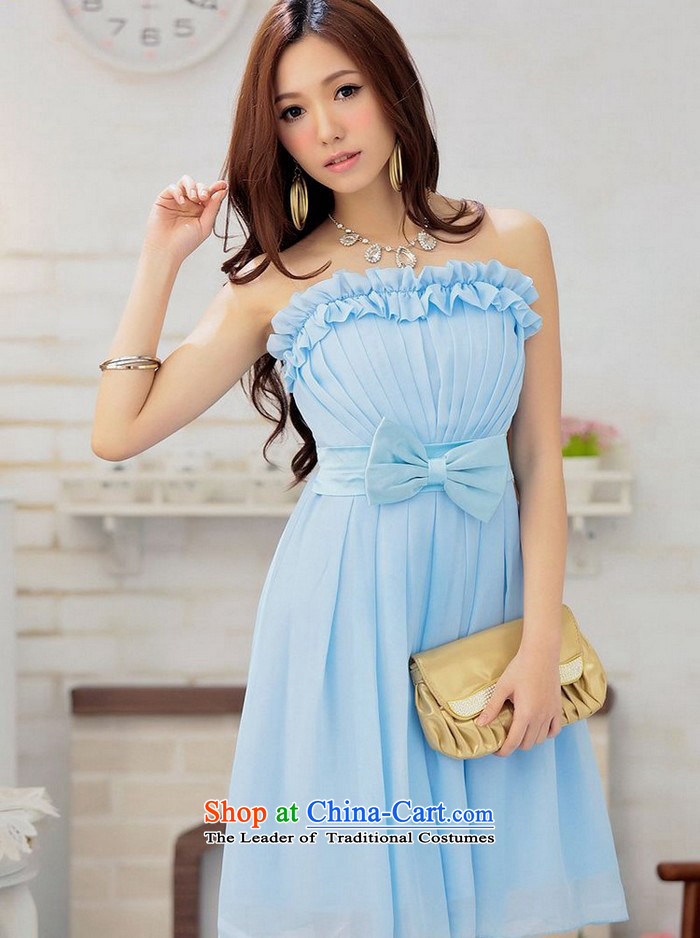 Reft short) Eiffel elegant Bow Ties With chest small Korean dress 2015 Marriage banquet hosted bridesmaid billowy flounces wedding dress sister 4270 light purple XL Photo, prices, brand platters! The elections are supplied in the national character of distribution, so action, buy now enjoy more preferential! As soon as possible.