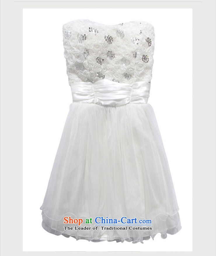 The Eiffel Tower rose lace princess glued to the small Dress Short of 2015 Korean married women chaired bridesmaid wedding palace and chest of dress XXXL white pictures, 428.6price, brand platters! The elections are supplied in the national character of distribution, so action, buy now enjoy more preferential! As soon as possible.