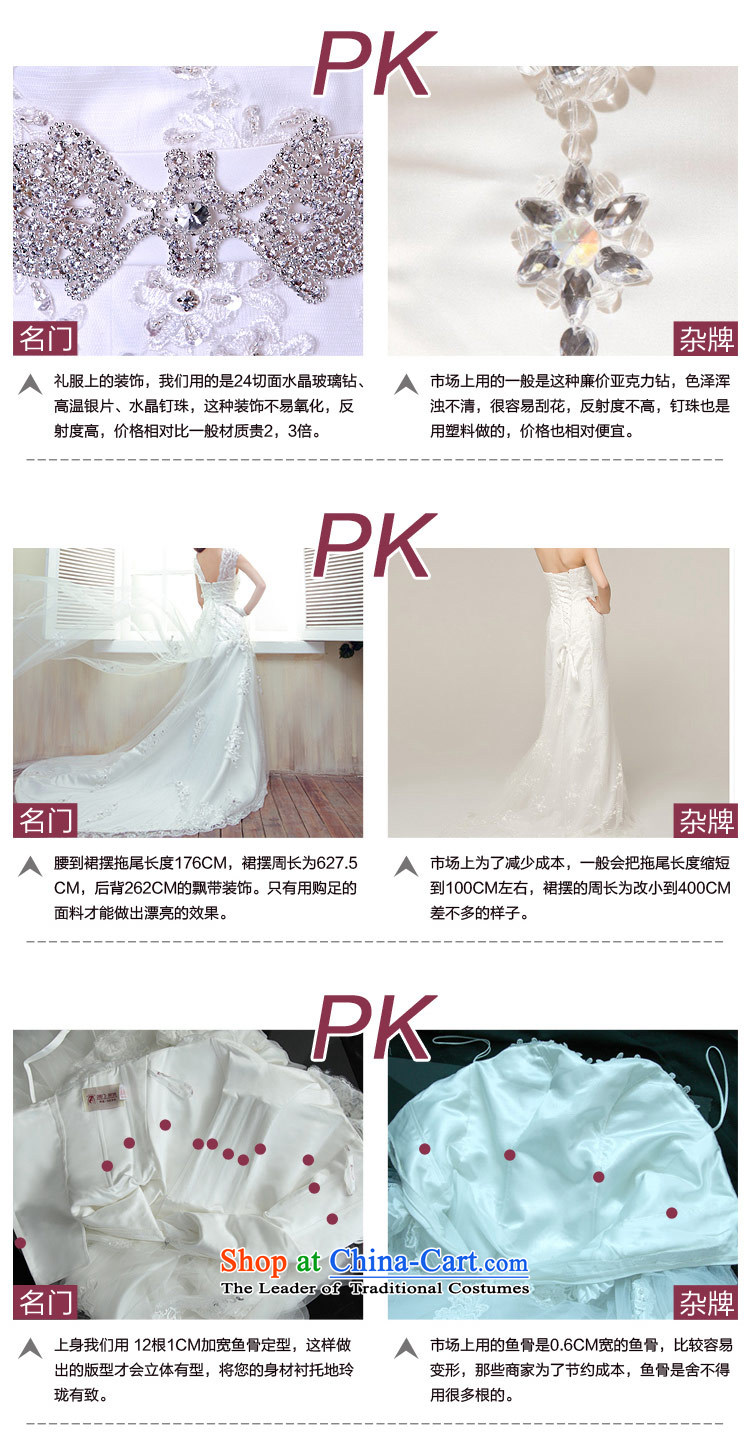 Name the new bride door Korean Won version wedding crowsfoot tail Princess 814 plus lint-free) L pictures, prices, brand platters! The elections are supplied in the national character of distribution, so action, buy now enjoy more preferential! As soon as possible.