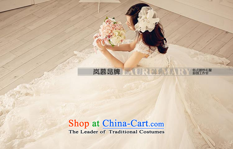 The sponsors of the 2015 Spring Blossoms new Korean word shoulder lace large tail bride wedding dresses ivory S picture, prices, brand platters! The elections are supplied in the national character of distribution, so action, buy now enjoy more preferential! As soon as possible.