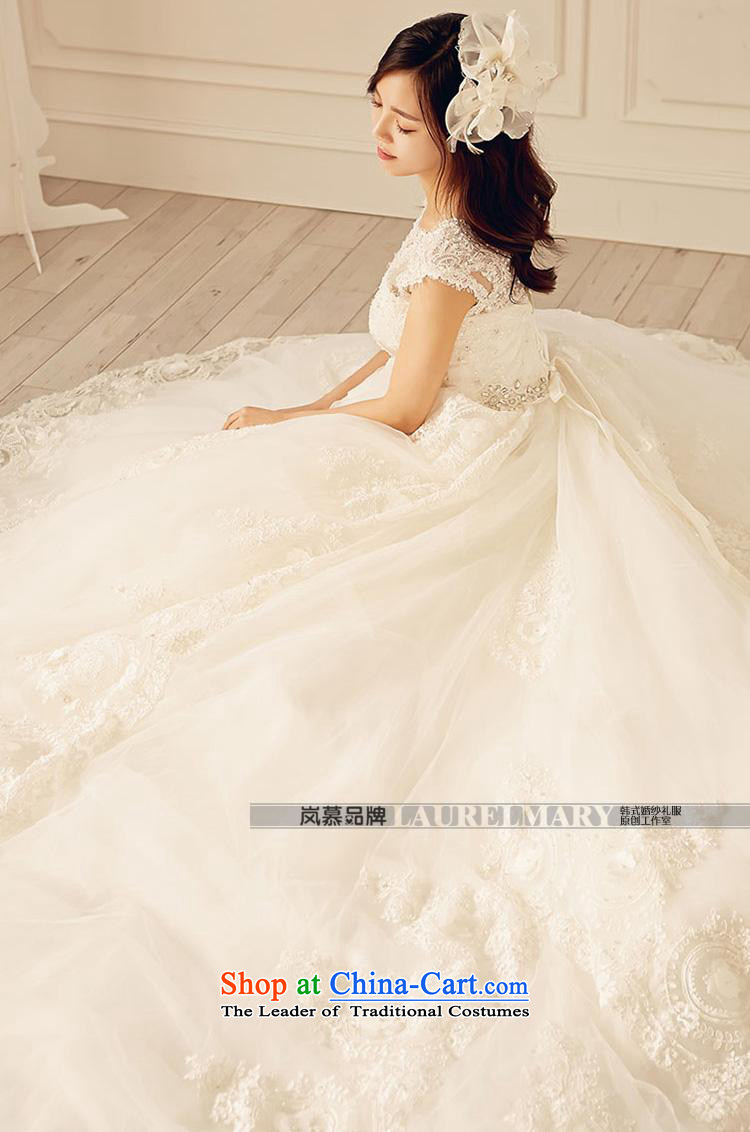 The sponsors of the 2015 Spring Blossoms new Korean word shoulder lace large tail bride wedding dresses ivory S picture, prices, brand platters! The elections are supplied in the national character of distribution, so action, buy now enjoy more preferential! As soon as possible.
