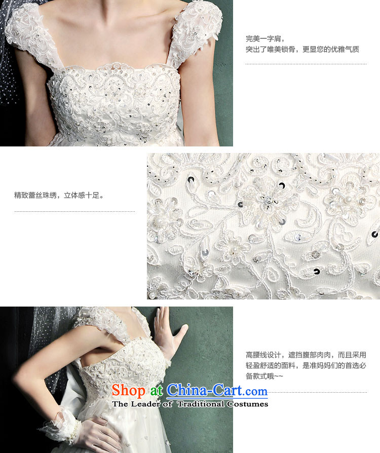 2015 Spring New pregnant women wedding package version Korea shoulder higher waist wedding princess drape Korean tail H882 tail 50cm 165-M picture, prices, brand platters! The elections are supplied in the national character of distribution, so action, buy now enjoy more preferential! As soon as possible.