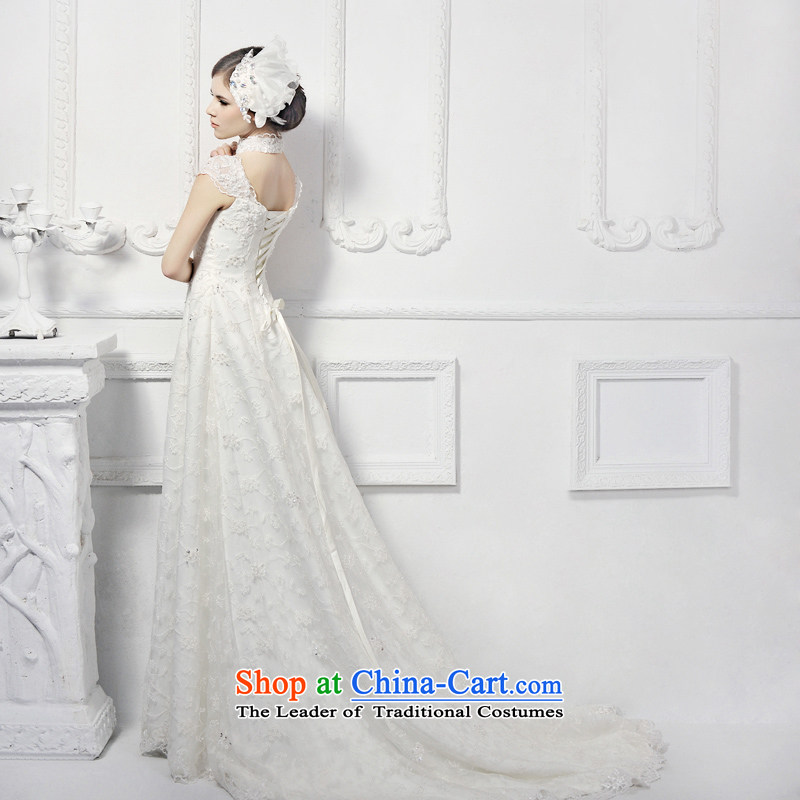 2015 new spring and autumn wedding dresses Korean lace package shoulder wedding dresses quarter end wedding dresses 8,605 tail 50cm tailored, full Chamber Fong shopping on the Internet has been pressed.