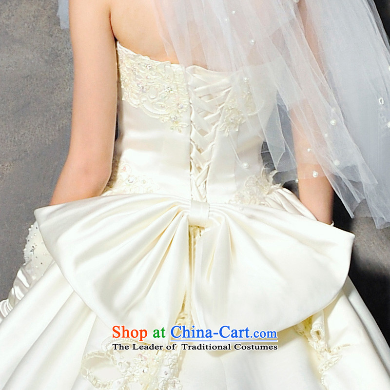 Full Chamber Fong Western retro diamond wedding dresses and customize the chest and the Imperial Hotel tail 2015 new S1282 tail 165-M, 100cm full Chamber Fong shopping on the Internet has been pressed.