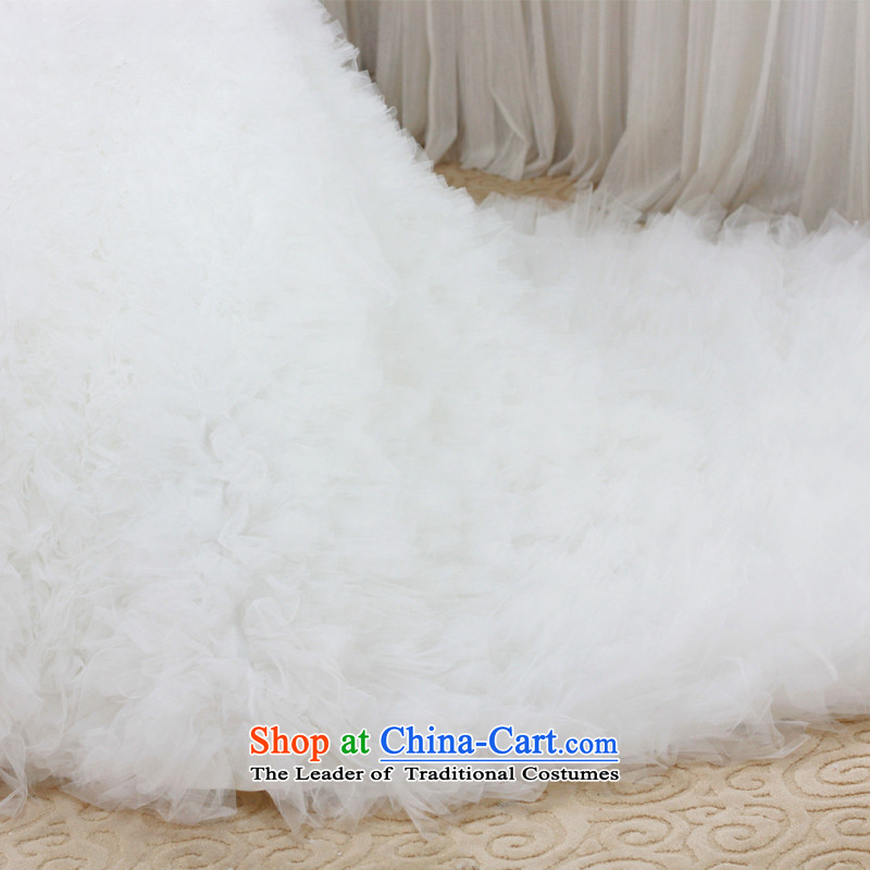 The new 2015, Mr Tung Chee Hwa with Korean version of the winter Princess Mary Magdalene Chest straps sweet tail wedding dresses S609 tail 165-M, 100cm full Chamber Fong shopping on the Internet has been pressed.