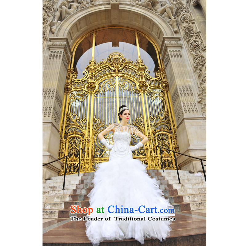 Full Chamber Fong Paris Station Palace elegant anointed one diamond chest yarn petticoats wedding dresses 2015 new s1230 ivory tailored