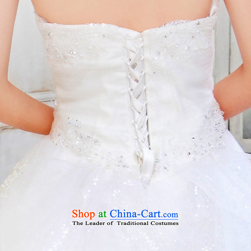A bride wedding dresses new Korean Princess Wedding Deluxe Big tail wedding 925 L, a bride shopping on the Internet has been pressed.