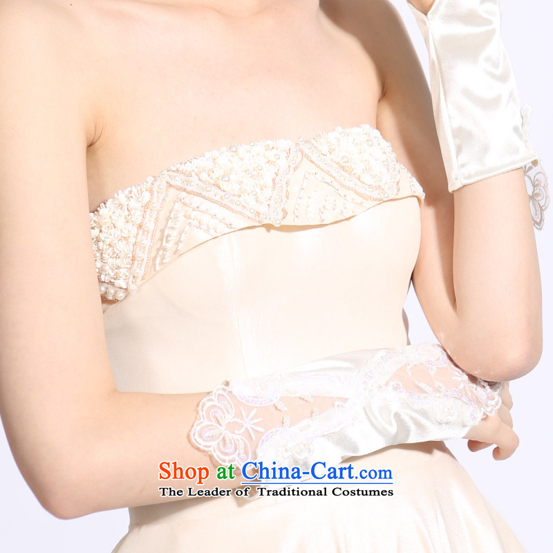 A lifetime of wedding dresses lace satin long-sleeved gloves decorated Wedding bride 0001 white satin mittens, a Lifetime yarn , , , shopping on the Internet
