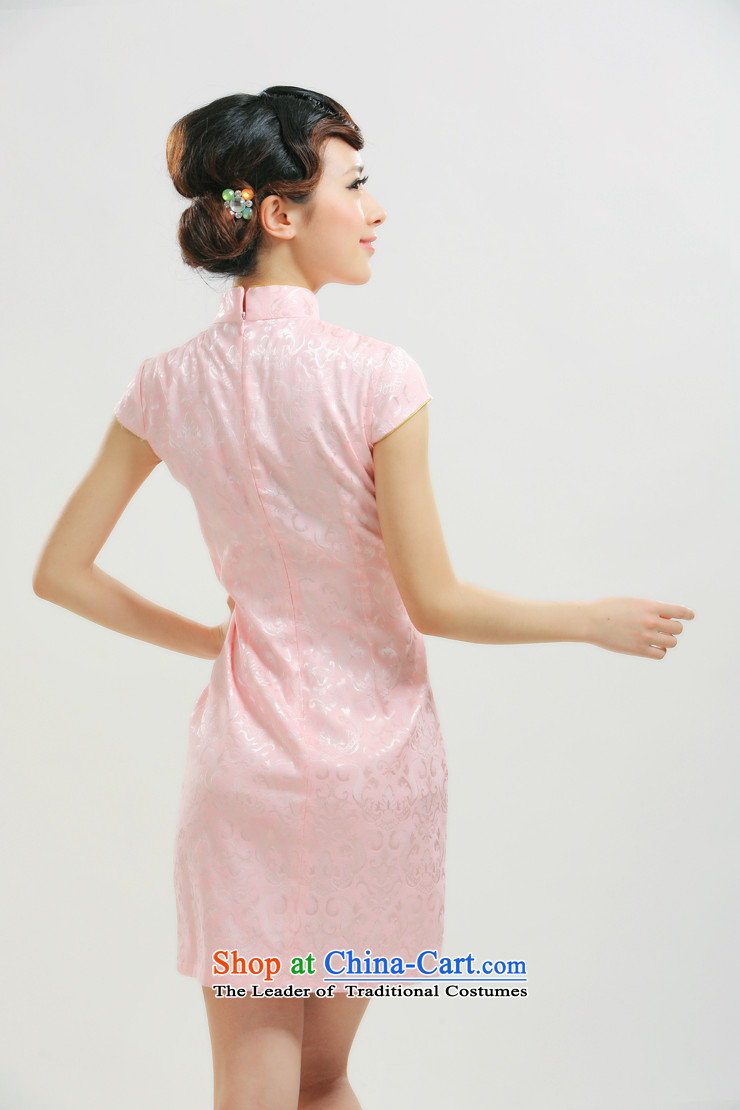 The former Yugoslavia Li aware of spring and summer 2015 new auspicious Chinese Robes embroidery improvements Peacock Sau San small dress QR007 pink S picture, prices, brand platters! The elections are supplied in the national character of distribution, so action, buy now enjoy more preferential! As soon as possible.