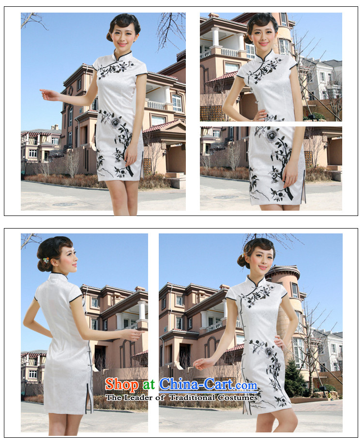 The former Yugoslavia Li aware of spring and summer 2015 new stylish qipao improved embroidery flower embroidery cheongsam dress qipao white QR010-823 White XL Photo, prices, brand platters! The elections are supplied in the national character of distribution, so action, buy now enjoy more preferential! As soon as possible.