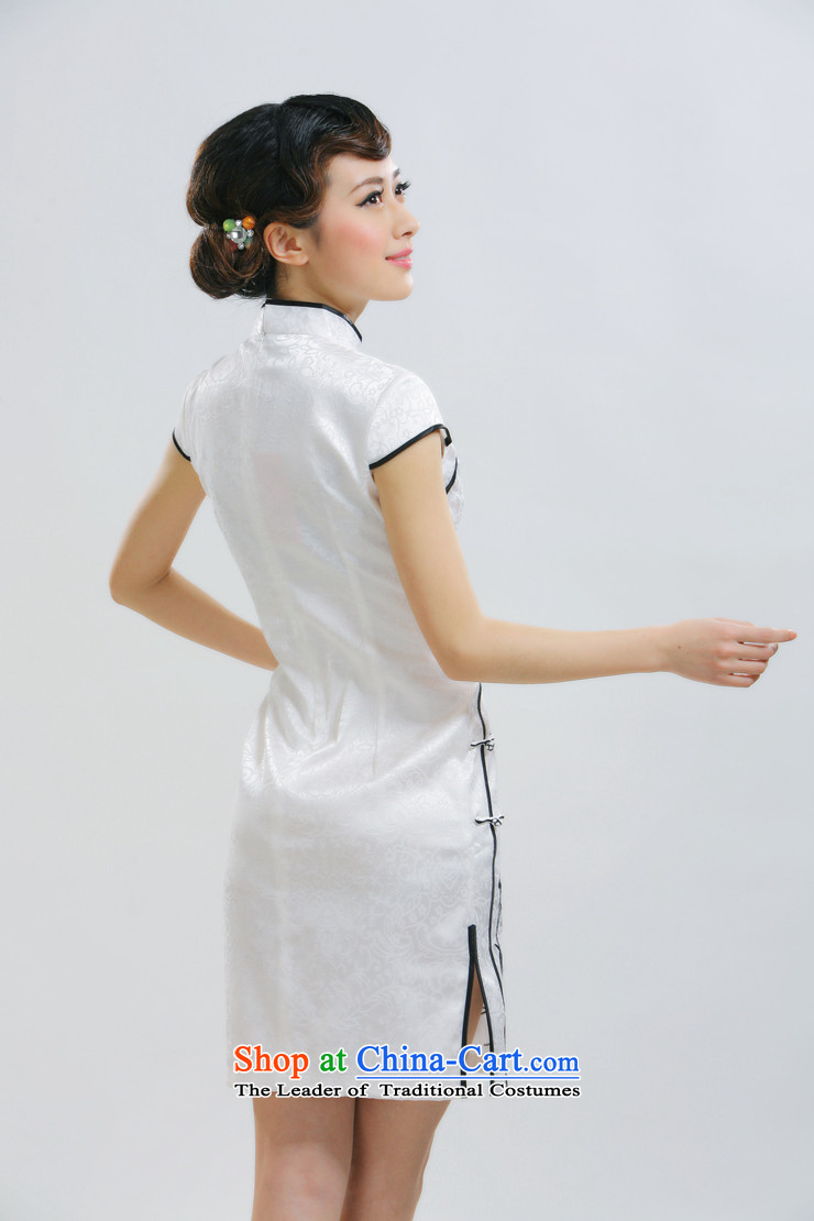 The former Yugoslavia Li aware of spring and summer 2015 new stylish qipao improved embroidery flower embroidery cheongsam dress qipao white QR010-823 White XL Photo, prices, brand platters! The elections are supplied in the national character of distribution, so action, buy now enjoy more preferential! As soon as possible.