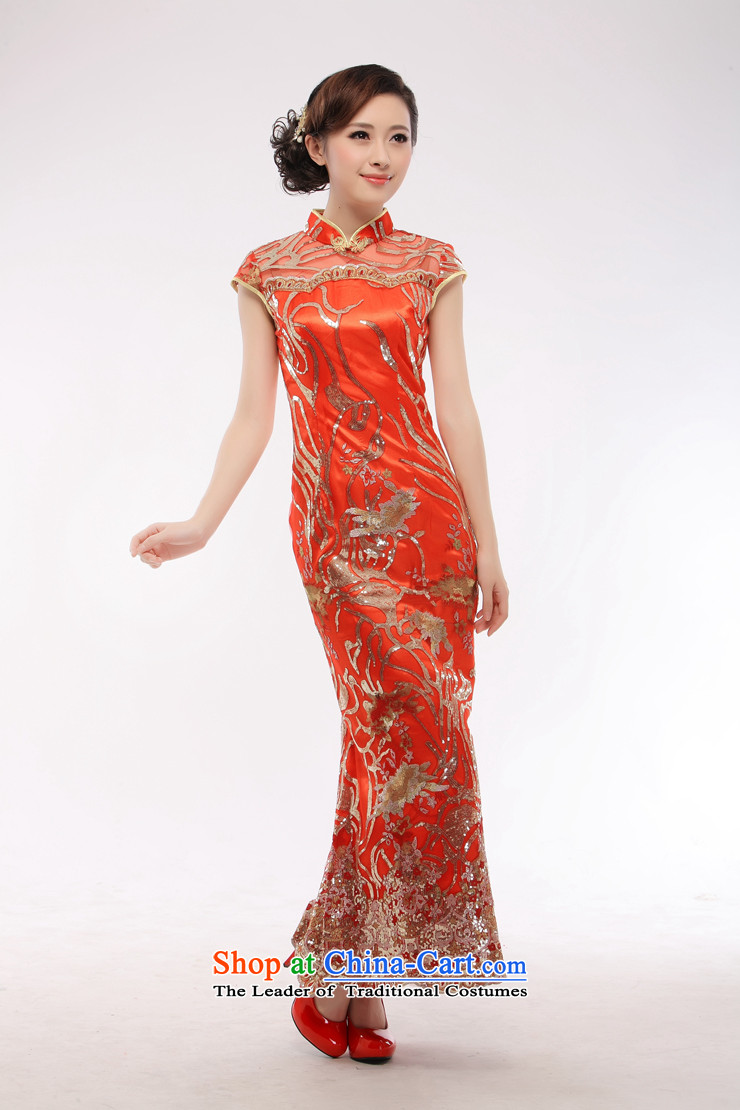 The former Yugoslavia Li aware of the new Marriage 2014 evening dresses bride boxed genuine red qipao long marriage cheongsam dress QT22 RED XL Photo, prices, brand platters! The elections are supplied in the national character of distribution, so action, buy now enjoy more preferential! As soon as possible.