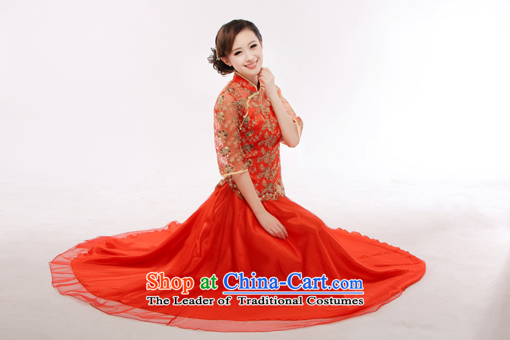 The former Yugoslavia Li know the bride kit qipao Stylish retro Chinese qipao started training in women's wedding dress qipao Kit 2014 NEW QT18 in cuff engraving XXL picture, prices, brand platters! The elections are supplied in the national character of distribution, so action, buy now enjoy more preferential! As soon as possible.
