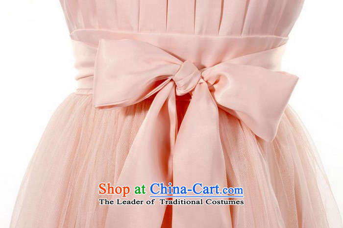 Of the glued to the chest and evening dress 2015 Korean small new women's short, under the auspices of theatrical performances by the services of the wrinkled dresses 4439th pink L picture, prices, brand platters! The elections are supplied in the national character of distribution, so action, buy now enjoy more preferential! As soon as possible.