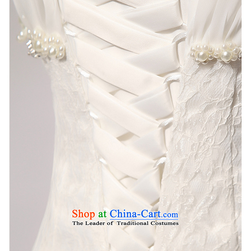 Shared Keun guijin 2014 New Princess wedding dress stereo lace Korean crowsfoot tail behind the strap wedding a7 m White M code from Suzhou shipment, shared-keun (guijin) , , , shopping on the Internet