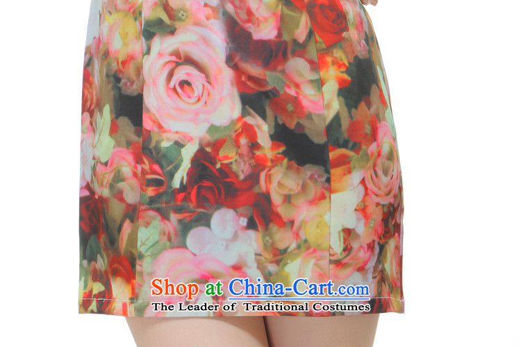 The former Yugoslavia Li know new stylish Ms. 2015 Sau San cheongsam high-end bleeding rose dresses QA12-42 SUIT L picture, prices, brand platters! The elections are supplied in the national character of distribution, so action, buy now enjoy more preferential! As soon as possible.