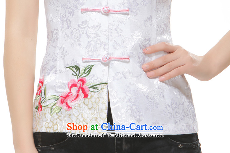 The former Yugoslavia Li know new 2014 Tang Blouses Ms. embroidery improved stylish short of Qipao QW2-115 Sau San White XL Photo, prices, brand platters! The elections are supplied in the national character of distribution, so action, buy now enjoy more preferential! As soon as possible.