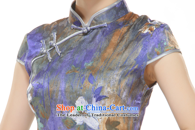The former Yugoslavia Li Ms. New 2015 it purple bleeding lotus stylish improved Sau San short qipao QW2522 PURPLE XL Photo, prices, brand platters! The elections are supplied in the national character of distribution, so action, buy now enjoy more preferential! As soon as possible.