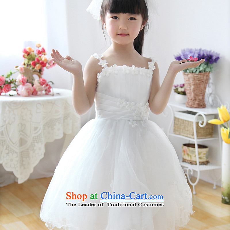 Shared Keun guijin flowers straps Flower Girls skirt princess skirt flower girl children's wear dresses t28 m White 6 yards from Suzhou shipment, shared Keun (guijin) , , , shopping on the Internet