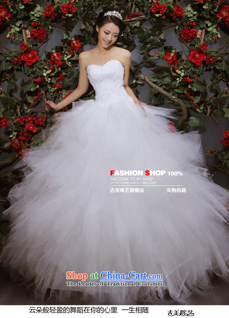 Feather wedding dresses Kyrgyz-american married arts 2013 new anointed chest Korean skirt to align bon bon 188 bride wedding photo color M brand, prices, picture platters! The elections are supplied in the national character of distribution, so action, buy now enjoy more preferential! As soon as possible.