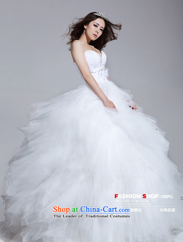 Wedding dress Kyrgyz-american married arts 2012 new anointed chest Korean wedding align to version B HS183 feather bride wedding pictures, price White XXL platters, brand! The elections are supplied in the national character of distribution, so action, buy now enjoy more preferential! As soon as possible.
