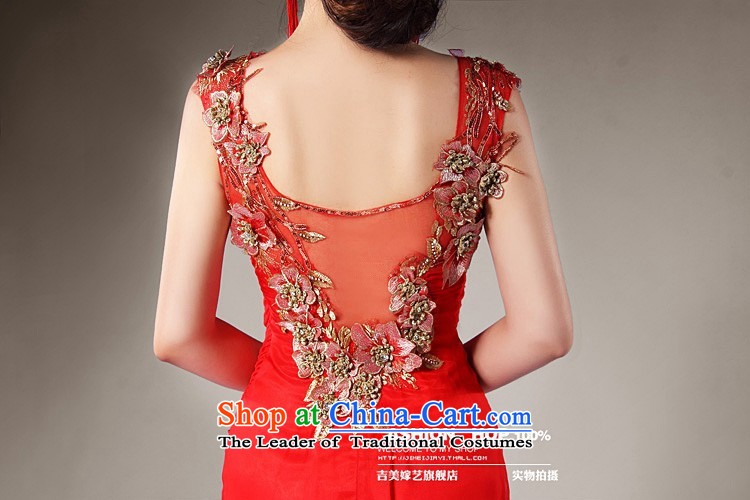 Wedding dress Kyrgyz-american married arts 2013 New 2 Korean bridal dresses shoulder tail 980 bride dress red L picture, prices, brand platters! The elections are supplied in the national character of distribution, so action, buy now enjoy more preferential! As soon as possible.