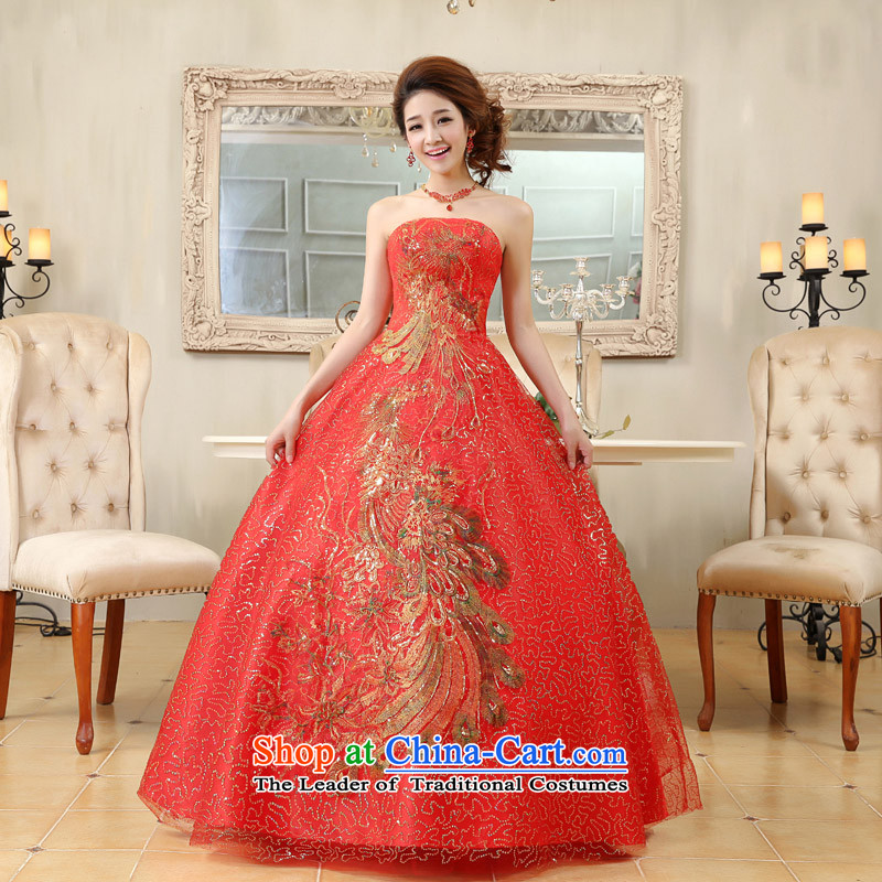 Guijin Keun-Korea shared the palace of brilliant red handicraft embroidery and chest) Bride wedding dress k79 large red S code from Suzhou shipment, shared Keun (guijin) , , , shopping on the Internet