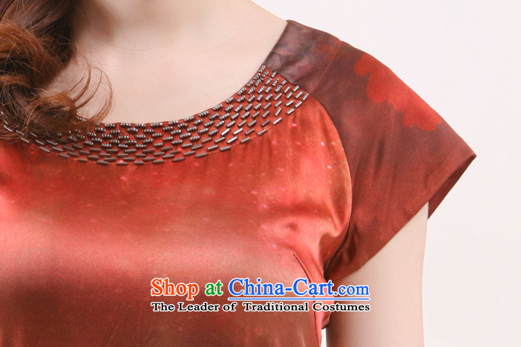 2015 Ms. new round-neck collar manually staple-joo Silk Cheongsam relaxd improved Mudan clothes for the Former Yugoslavia informed QR5217 Li Green M picture, prices, brand platters! The elections are supplied in the national character of distribution, so action, buy now enjoy more preferential! As soon as possible.