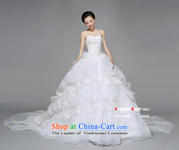 Beijing No. year wedding dresses Kyrgyz-american married new anointed arts 2015 Chest Korean skirt tail HS615 Princess Bride wedding white picture, prices, XXXL brand platters! The elections are supplied in the national character of distribution, so action, buy now enjoy more preferential! As soon as possible.