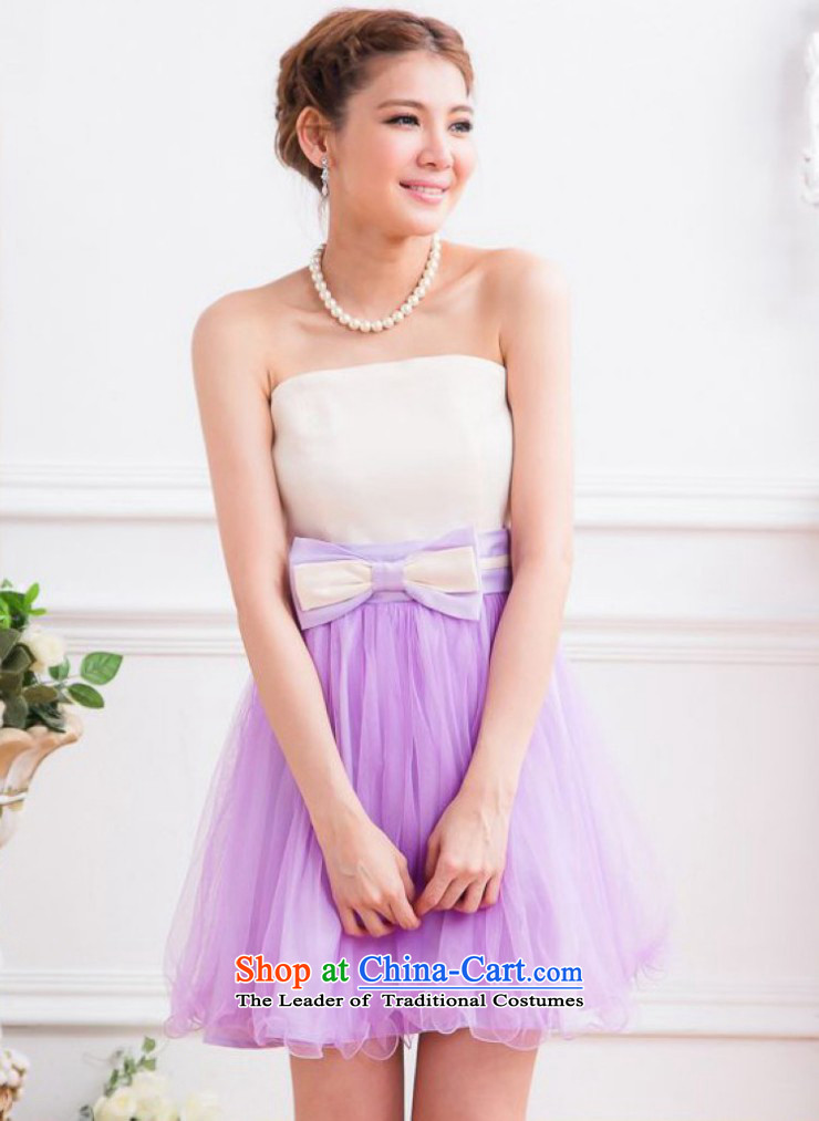 Glued to the Eiffel Bow Tie Princess small dress short version of Korea 2015 Marriage banquet hosted bride bridesmaid wedding dresses and bows chest small skirt 45 Red XL Photo, prices, brand platters! The elections are supplied in the national character of distribution, so action, buy now enjoy more preferential! As soon as possible.