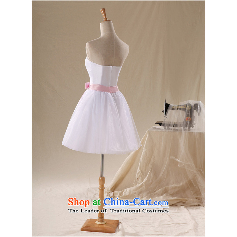 Shared ultra-low-cost guijin Keun-young explosions) Bubblegum Pink ribbons and lovely short of chest bows small dress bridesmaid LF75 services Pink S code from Suzhou shipment, shared Keun (guijin) , , , shopping on the Internet