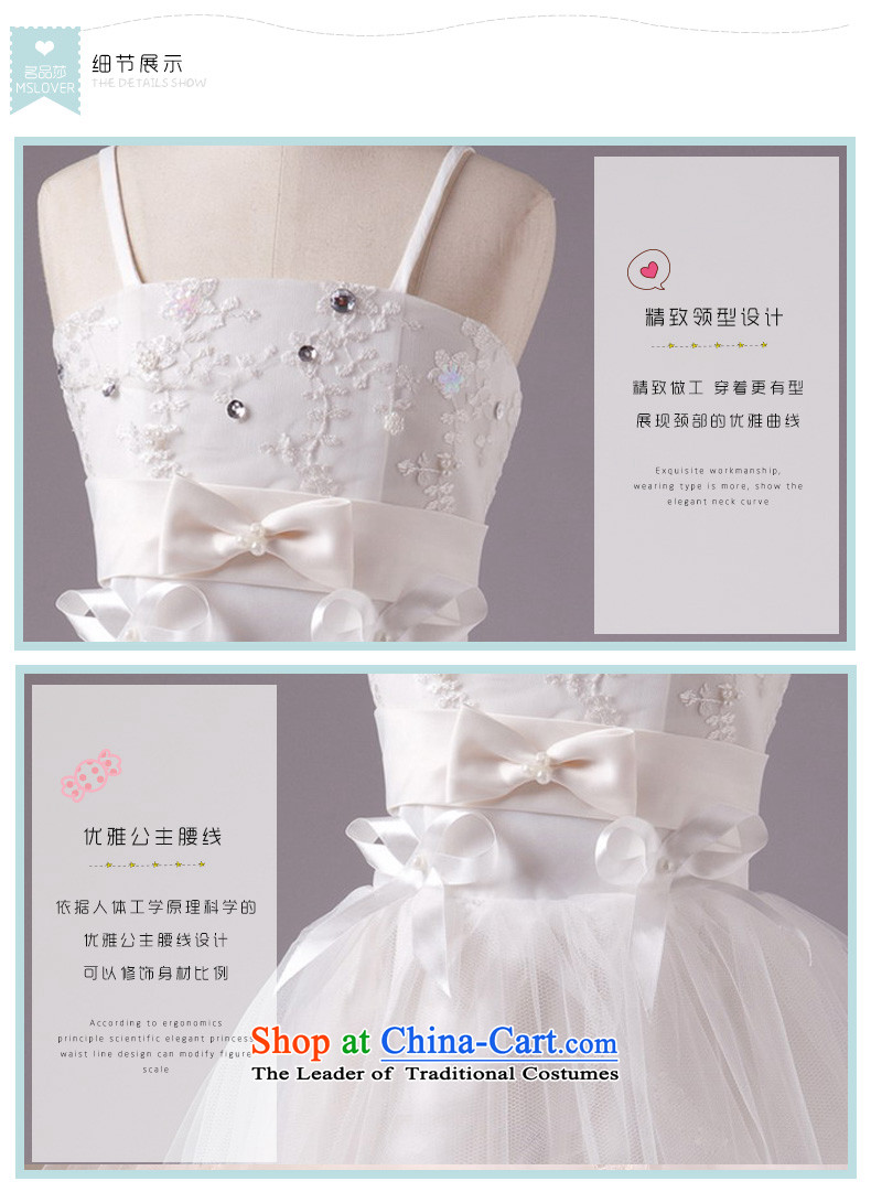  The lifting strap mslover lace bon bon skirt girls princess skirt children dance performances to dress wedding dress Flower Girls dress HTZ1221 rice white 6 pictures, prices, brand platters! The elections are supplied in the national character of distribution, so action, buy now enjoy more preferential! As soon as possible.
