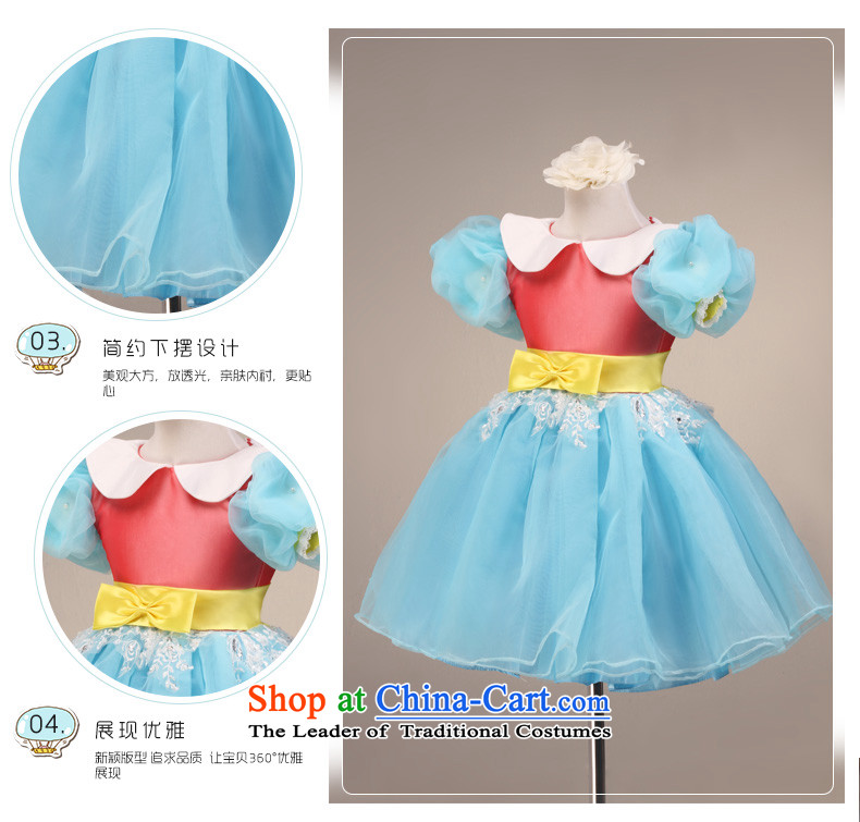 Fairy Tale of nostalgia for the bubbles mslover cuff girls princess skirt children dance performances to dress wedding dress Flower Girls dress  code 8 pictures skyblue 9,092, prices, brand platters! The elections are supplied in the national character of distribution, so action, buy now enjoy more preferential! As soon as possible.