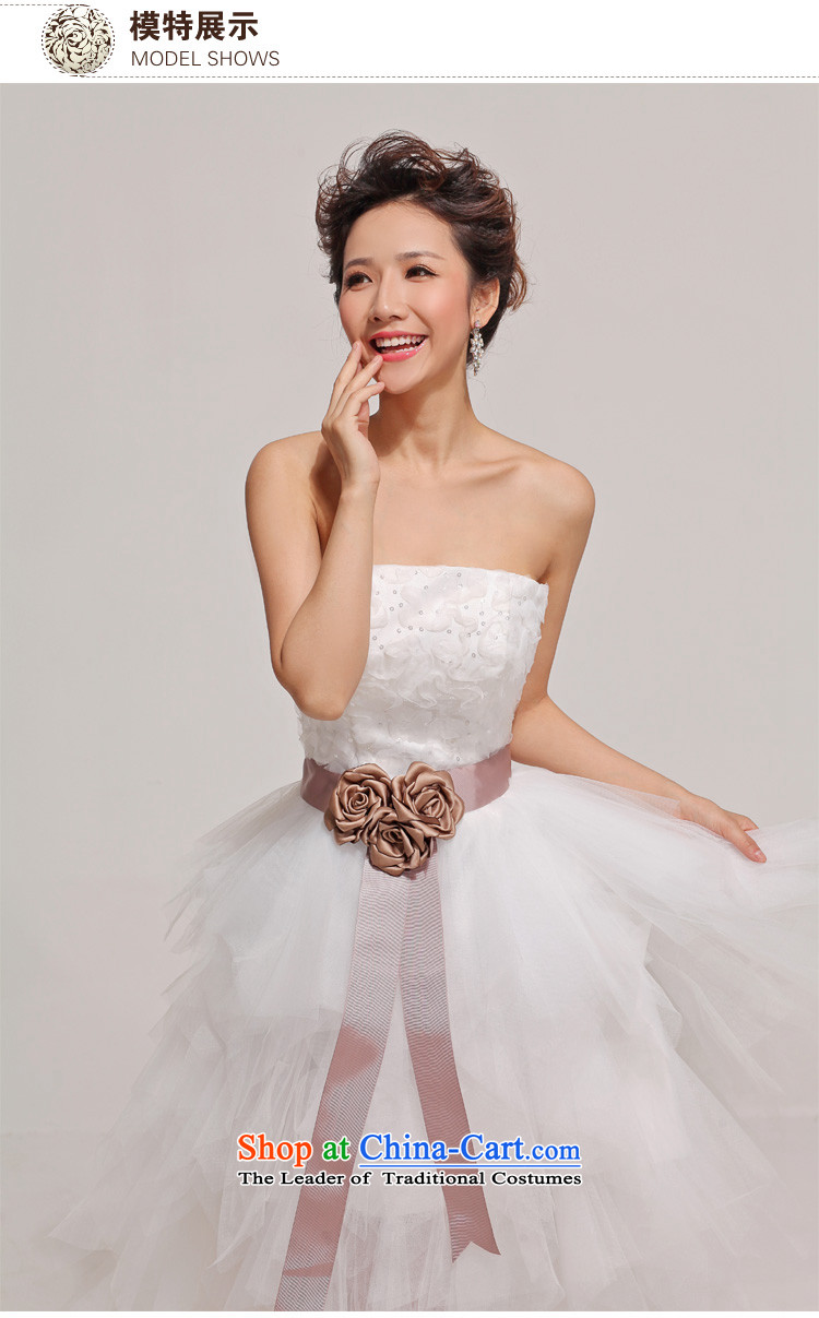 Doi m qi wedding photography Korean tail front stub long after wedding dresses 2014 new Korean tail wedding pictures, price XL white, brand platters! The elections are supplied in the national character of distribution, so action, buy now enjoy more preferential! As soon as possible.