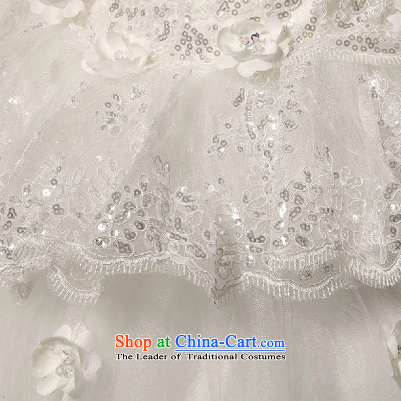 Doi m qi 2014 new anointed chest lace hotel to align bon bon bride wedding dresses white S Demi Moor Qi , , , shopping on the Internet