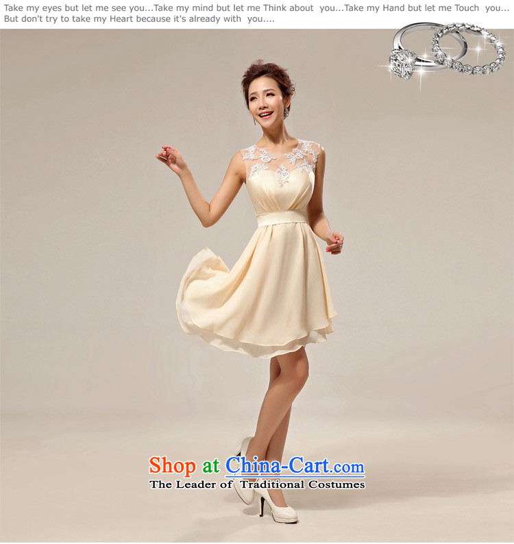 Doi m qi bride bridesmaid wedding dresses and stylish lace bows bridesmaid services dinner serving champagne color bridesmaid mission champagne color pictures, prices, XXL brand platters! The elections are supplied in the national character of distribution, so action, buy now enjoy more preferential! As soon as possible.