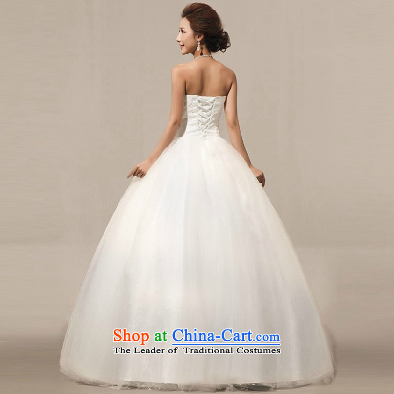 Doi m qi 2014 New New anointed chest bon bon skirt to bind with the bride align lace white wedding , L, M Qi , , , diana shopping on the Internet