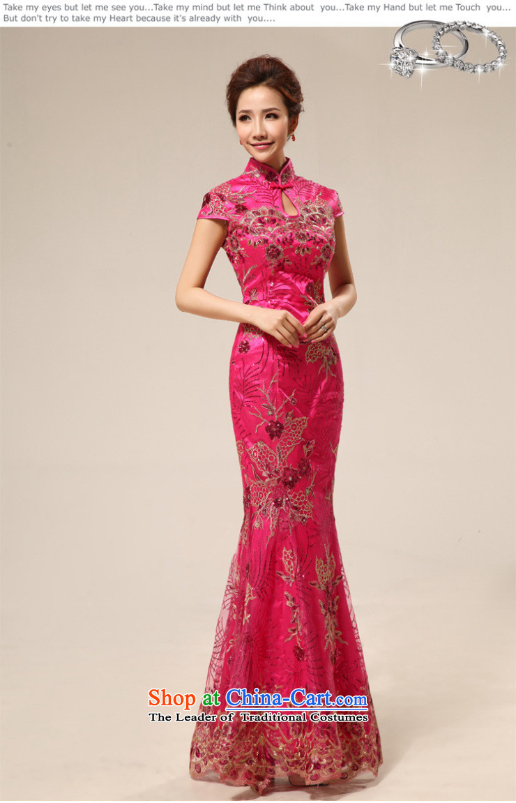 Shared Keun guijin retro marriage ceremonies cheongsam wholesale welcome improvement services etiquette clothing cheongsam dress summer stylish 67 Red L code from Suzhou shipment picture, prices, brand platters! The elections are supplied in the national character of distribution, so action, buy now enjoy more preferential! As soon as possible.