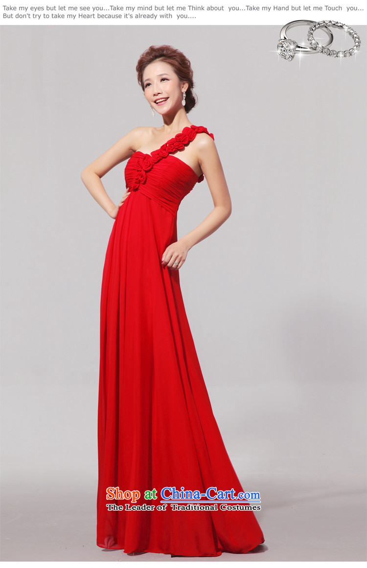 Doi m qi 2014 new shoulder Star magazine Red long align to dress the bride red dress skirt red XXL toasting champagne picture, prices, brand platters! The elections are supplied in the national character of distribution, so action, buy now enjoy more preferential! As soon as possible.