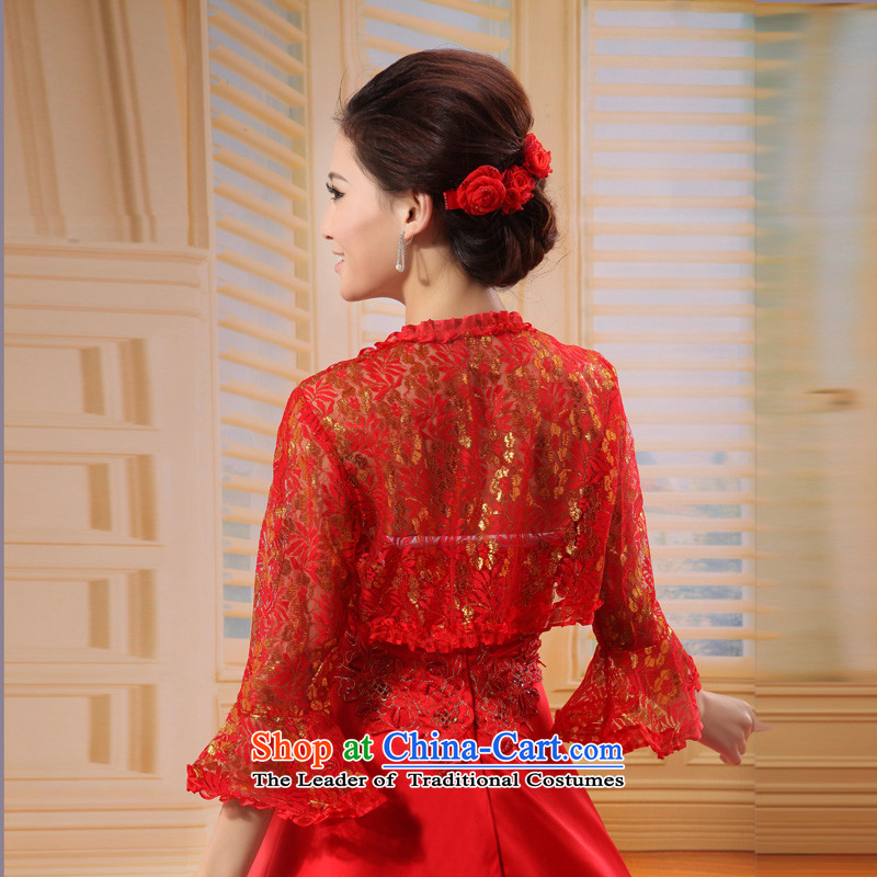  Korean horn cuff mslover silver hot ironing Kim lace marriages cheongsam wedding dresses shawl shawl OW121103 red hot spring and autumn, other Lisa (MSLOVER) , , , shopping on the Internet