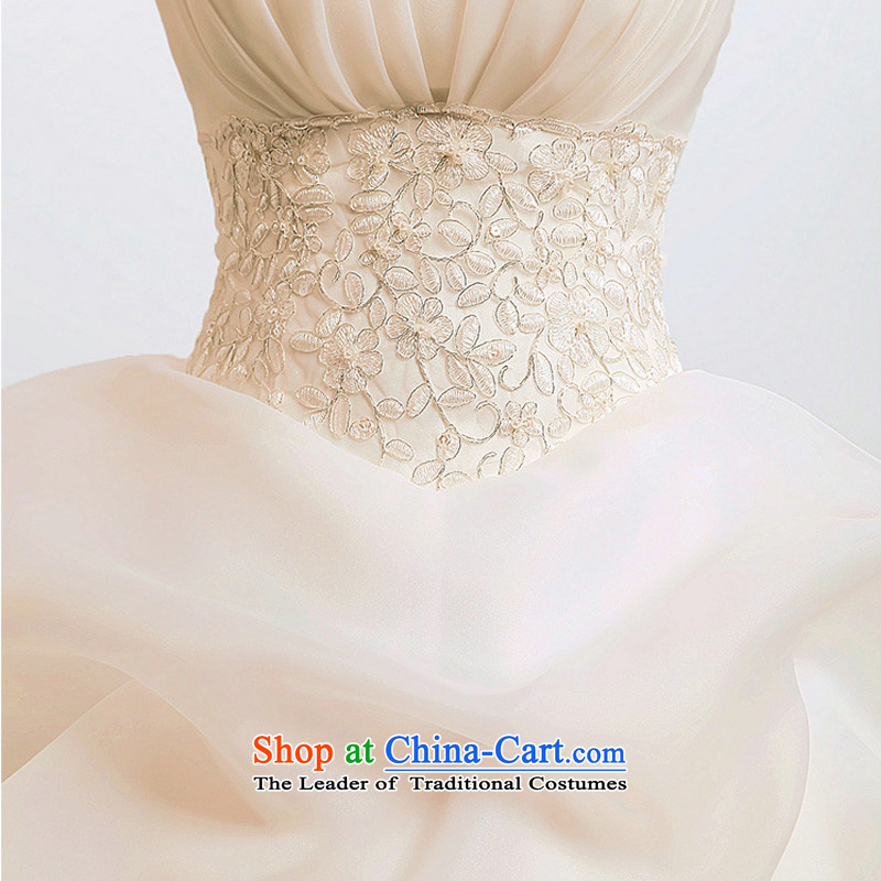 Doi m Qi Korean wedding dresses new 2014 anointed chest to Princess graphics thin bon bon spring wedding Tier 5 Standard Edition white XXL, Demi Moor Qi , , , shopping on the Internet
