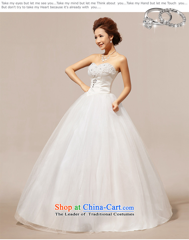 Doi m qi wedding dresses Summer 2014 new anointed chest Korean lace crystal diamond bon bon wedding dresses White M picture, prices, brand platters! The elections are supplied in the national character of distribution, so action, buy now enjoy more preferential! As soon as possible.