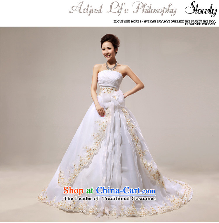 Doi m qi wedding dresses new 2014 Korean style wedding anointed chest princess large tail wedding spring White XXL pictures wedding, prices, brand platters! The elections are supplied in the national character of distribution, so action, buy now enjoy more preferential! As soon as possible.