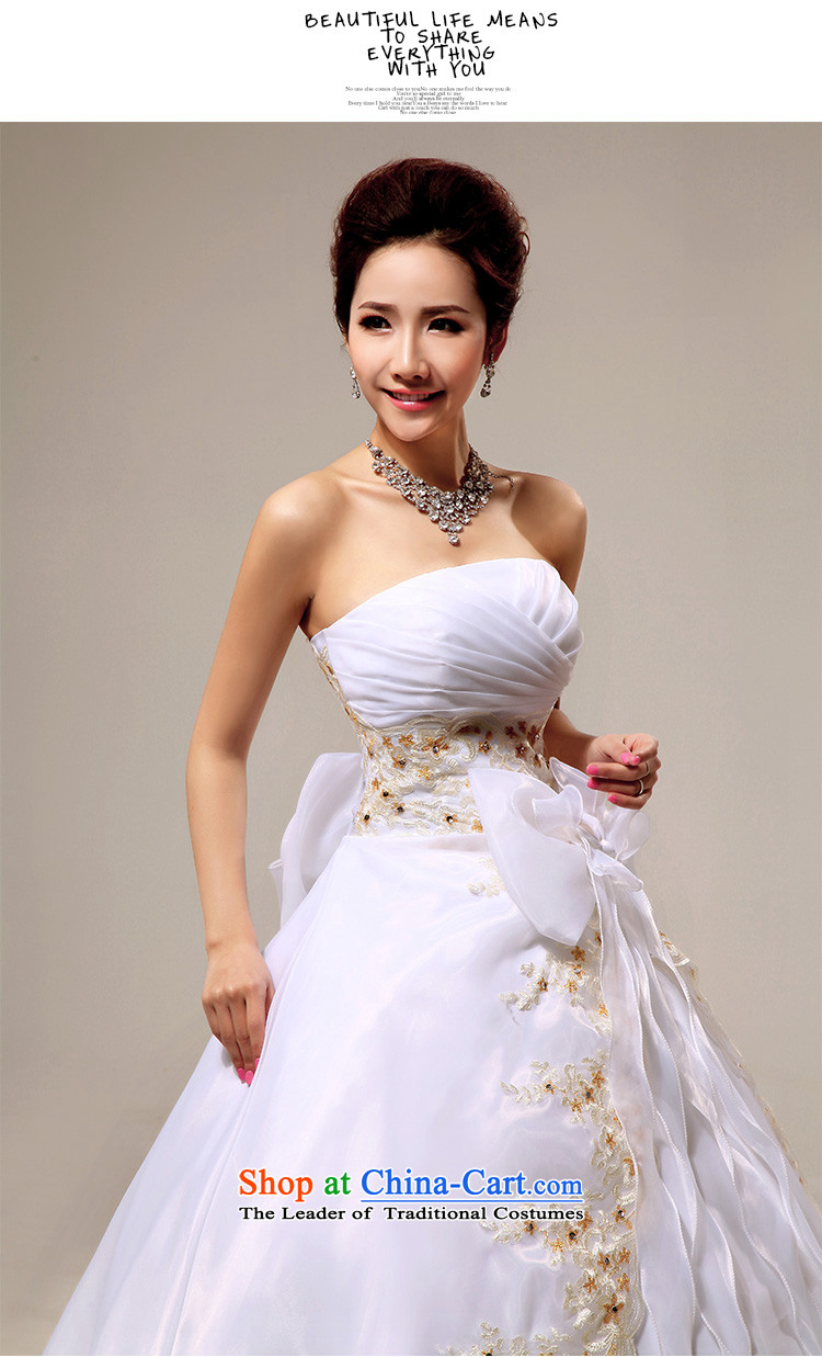 Doi m qi wedding dresses to align the new 2014 wedding anointed chest Korean Princess graphics thin OSCE root yarn upscale wedding white S strap image, prices, brand platters! The elections are supplied in the national character of distribution, so action, buy now enjoy more preferential! As soon as possible.
